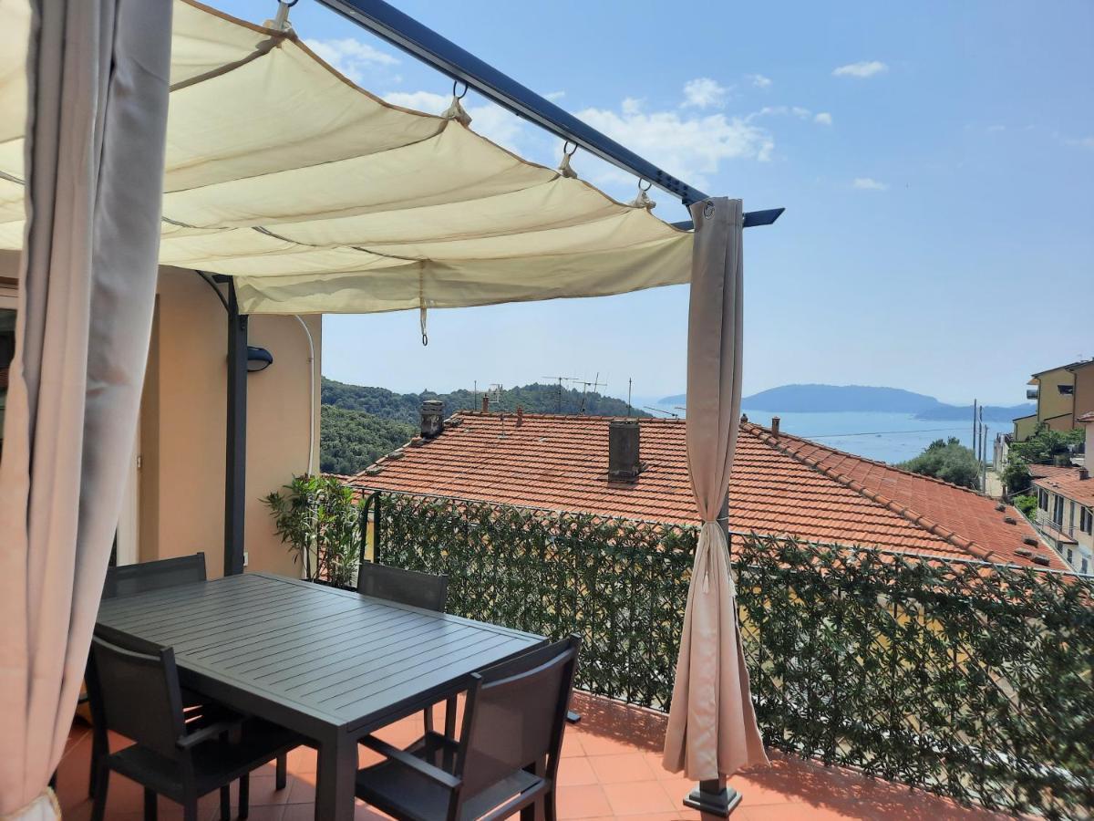 La Terrazza Sul Golfo Dei Poeti Con Vista Mare Apartment Pitelli Luaran gambar